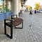 Урны для мусора, удобные скамейки для торгового центра "Гулливер"