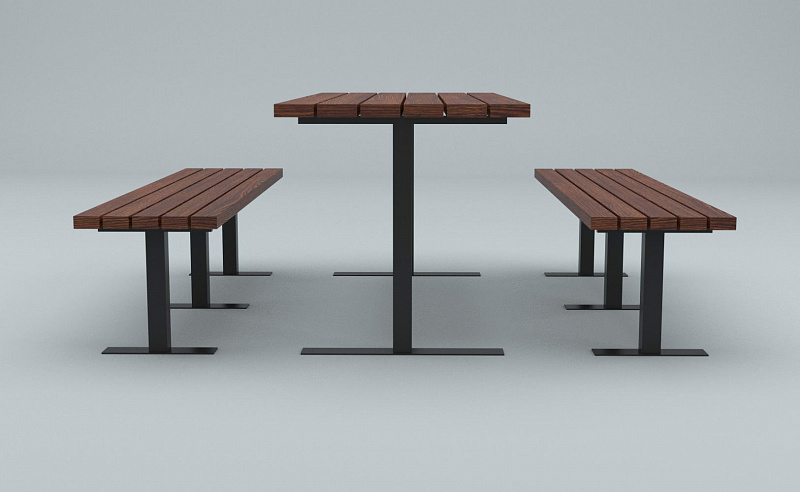 Комплект: стол с лавками "Сэт-1"